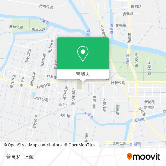 普灵桥地图