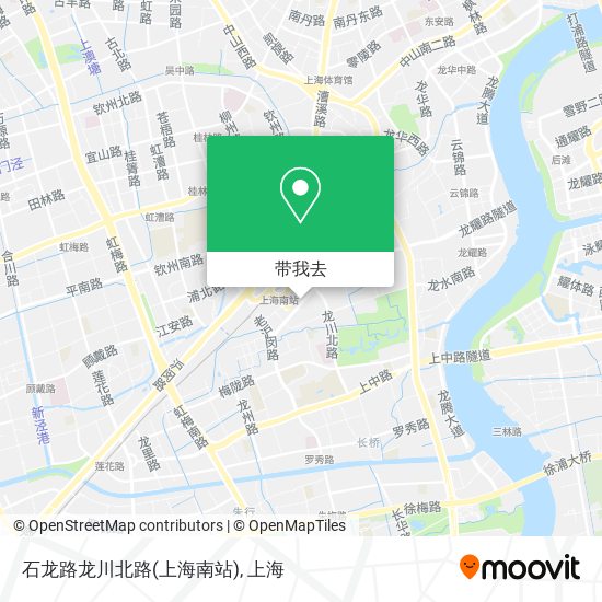 石龙路龙川北路(上海南站)地图