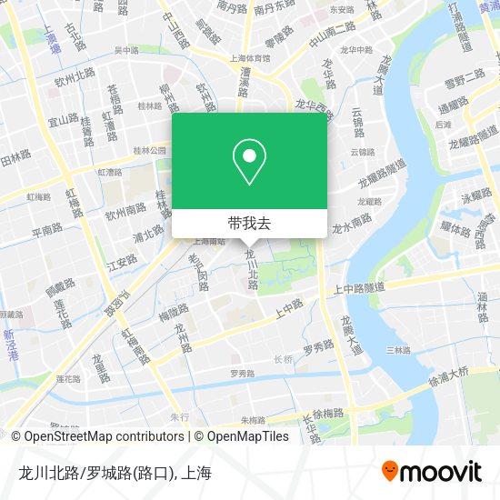龙川北路/罗城路(路口)地图
