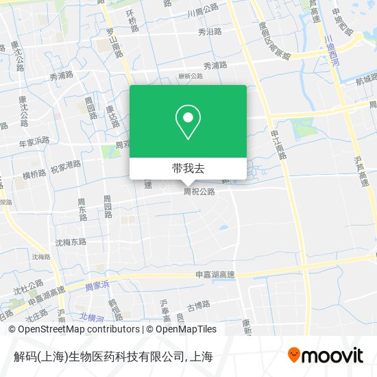 解码(上海)生物医药科技有限公司地图