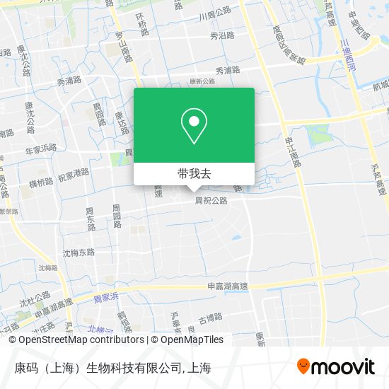 康码（上海）生物科技有限公司地图