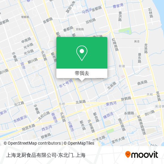 上海龙厨食品有限公司-东北门地图