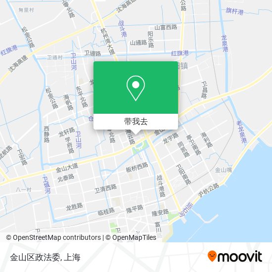 金山区政法委地图
