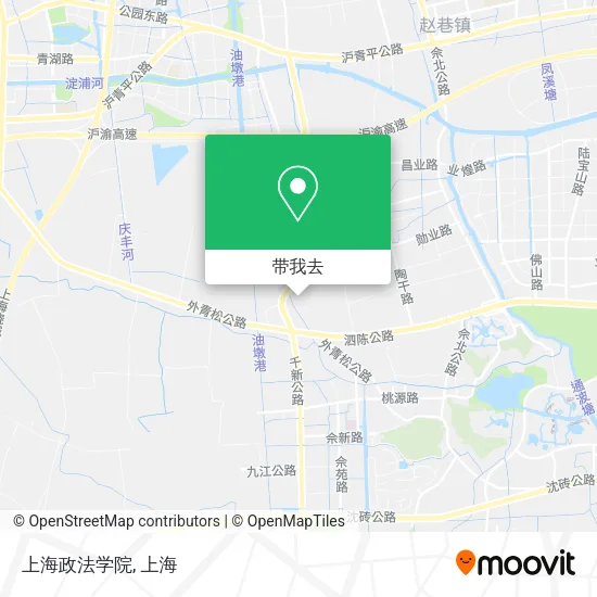 上海政法学院地图