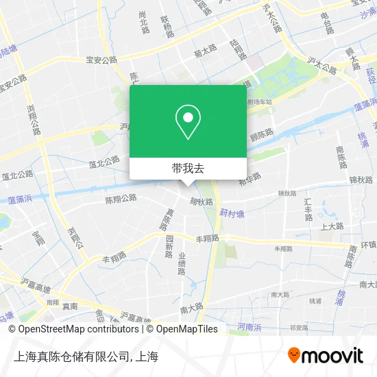 上海真陈仓储有限公司地图