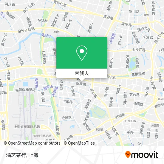 鸿茗茶行地图