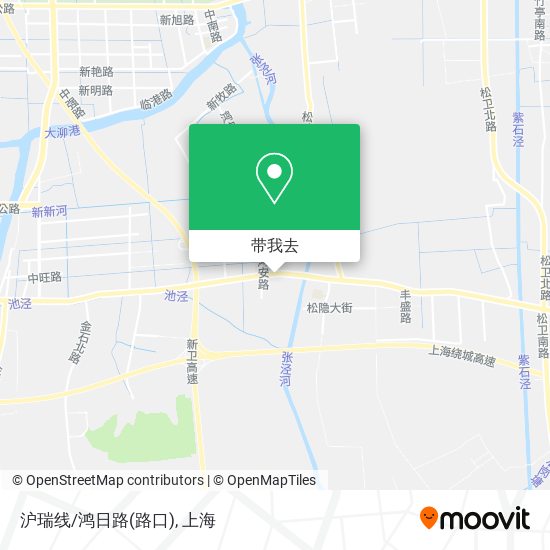 沪瑞线/鸿日路(路口)地图