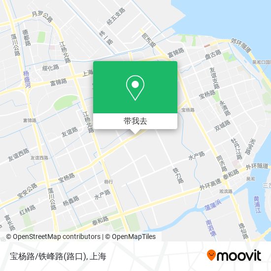 宝杨路/铁峰路(路口)地图