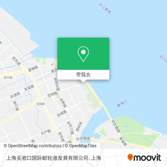 上海吴淞口国际邮轮港发展有限公司地图