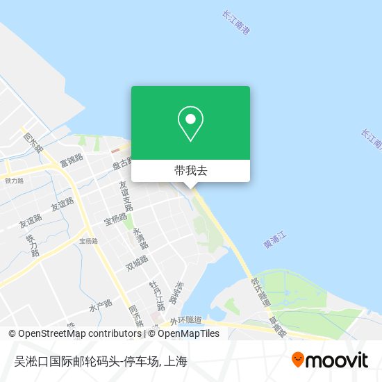 吴淞口国际邮轮码头-停车场地图