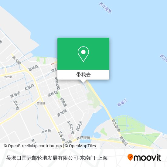 吴淞口国际邮轮港发展有限公司-东南门地图