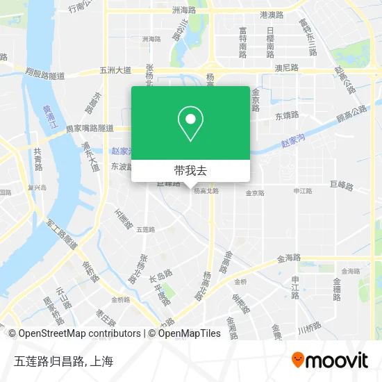 五莲路归昌路地图