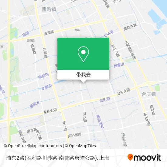浦东2路(胜利路川沙路-南曹路唐陆公路)地图
