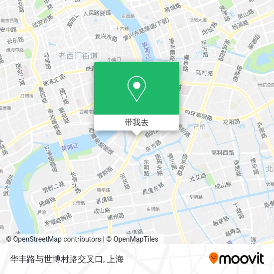 华丰路与世博村路交叉口地图