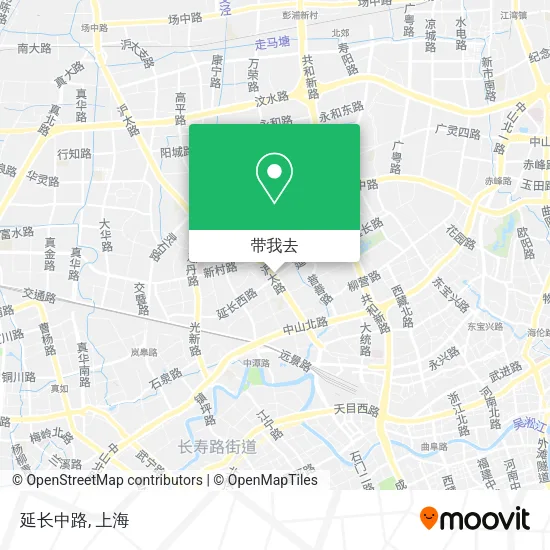 延长中路地图