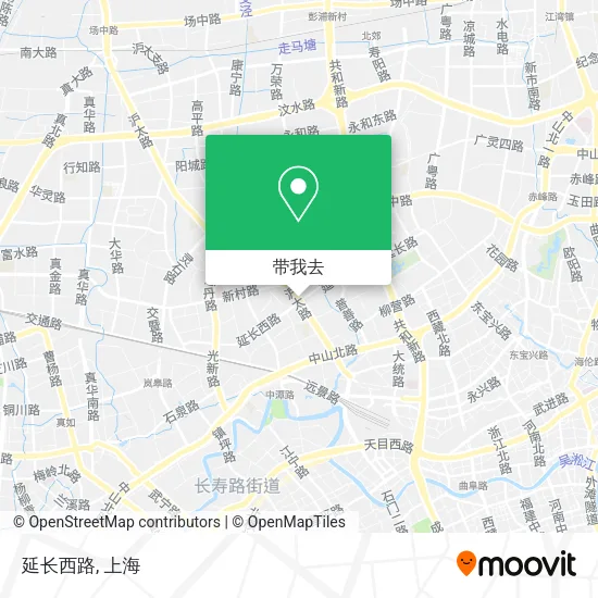 延长西路地图