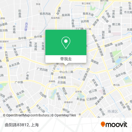 曲阳路83812地图