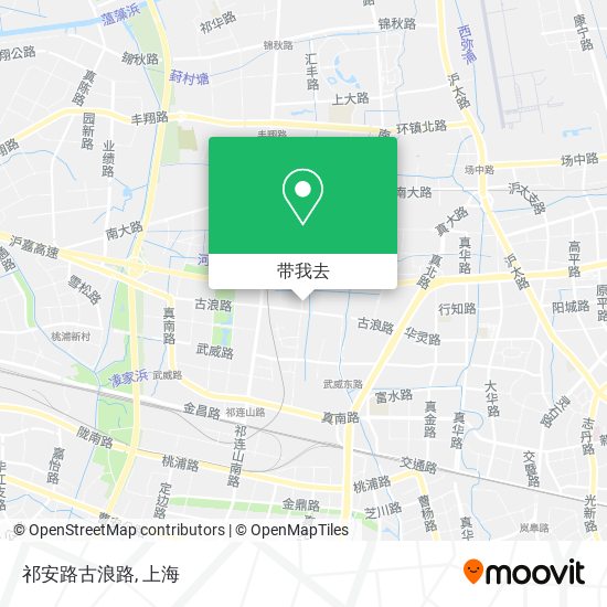祁安路古浪路地图