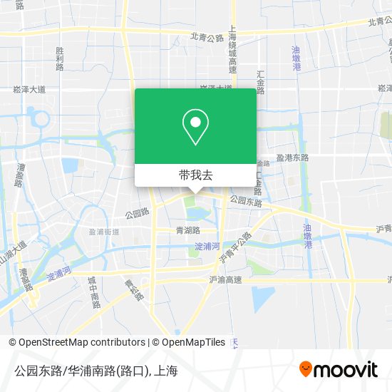 公园东路/华浦南路(路口)地图