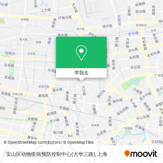 宝山区动物疫病预防控制中心(大华三路)地图