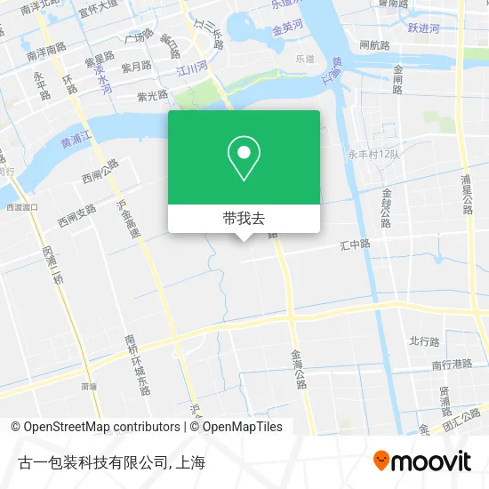 古一包装科技有限公司地图