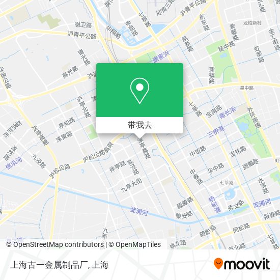 上海古一金属制品厂地图
