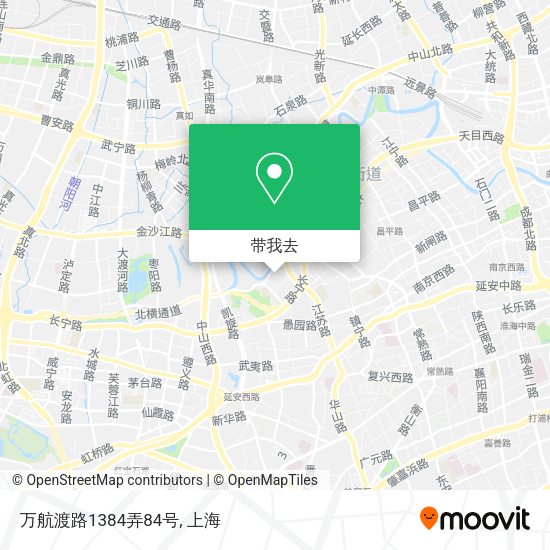万航渡路1384弄84号地图