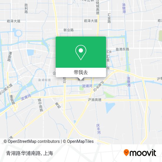 青湖路华浦南路地图