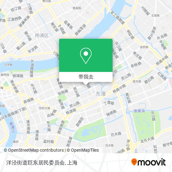 洋泾街道巨东居民委员会地图