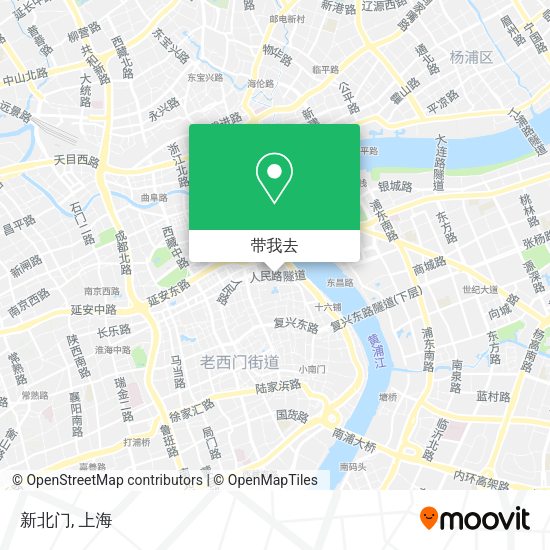 新北门地图