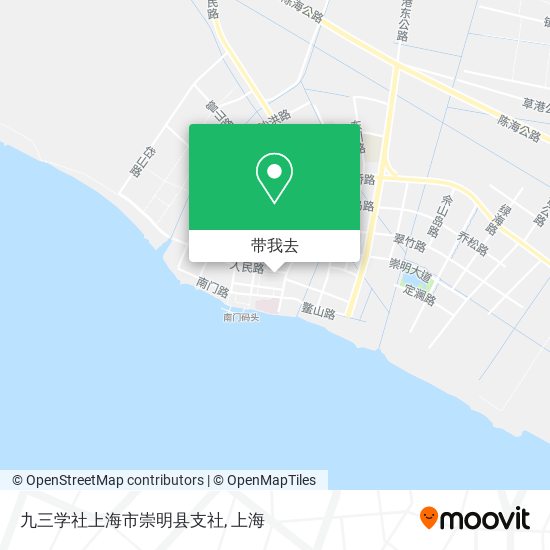 九三学社上海市崇明县支社地图