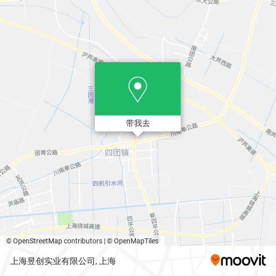 上海昱创实业有限公司地图