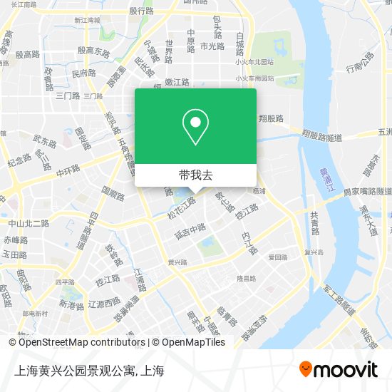 上海黄兴公园景观公寓地图