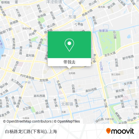 白杨路龙汇路(下客站)地图