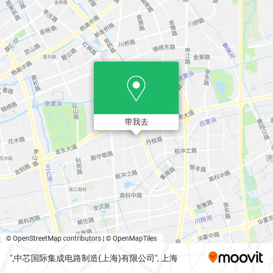 ",中芯国际集成电路制造(上海)有限公司"地图