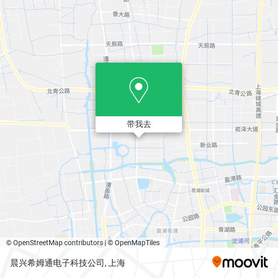 晨兴希姆通电子科技公司地图