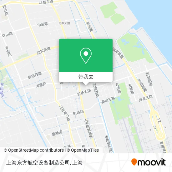 上海东方航空设备制造公司地图