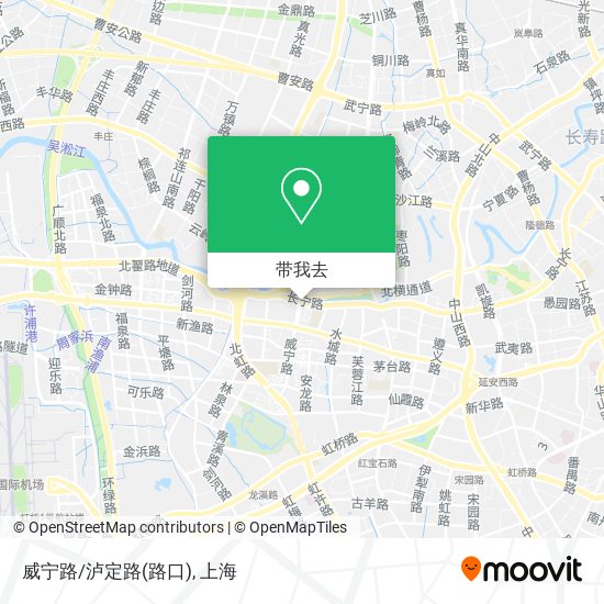 威宁路/泸定路(路口)地图