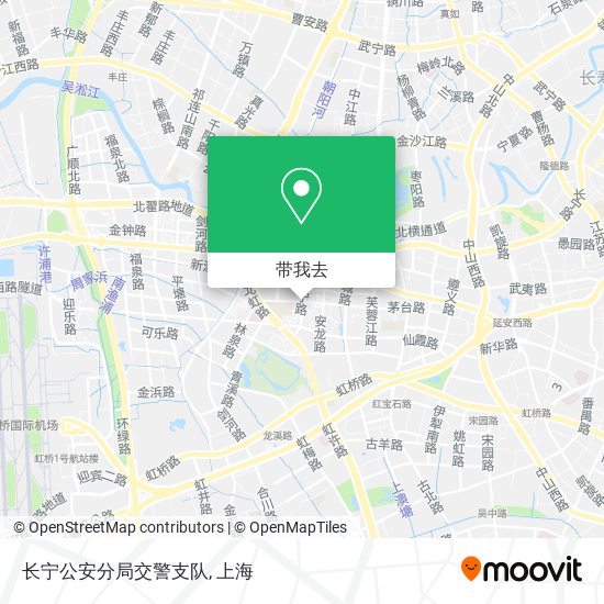 长宁公安分局交警支队地图