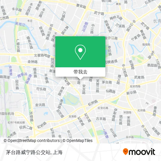 茅台路威宁路公交站地图
