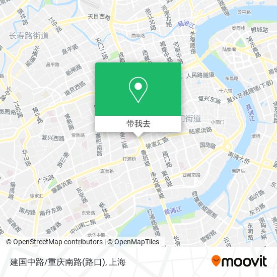 建国中路/重庆南路(路口)地图