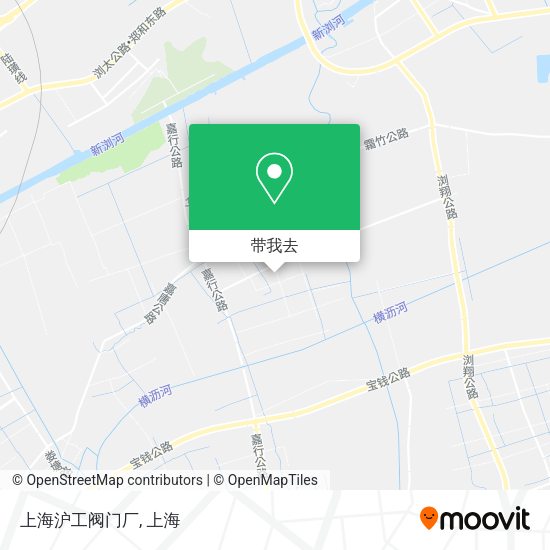 上海沪工阀门厂地图