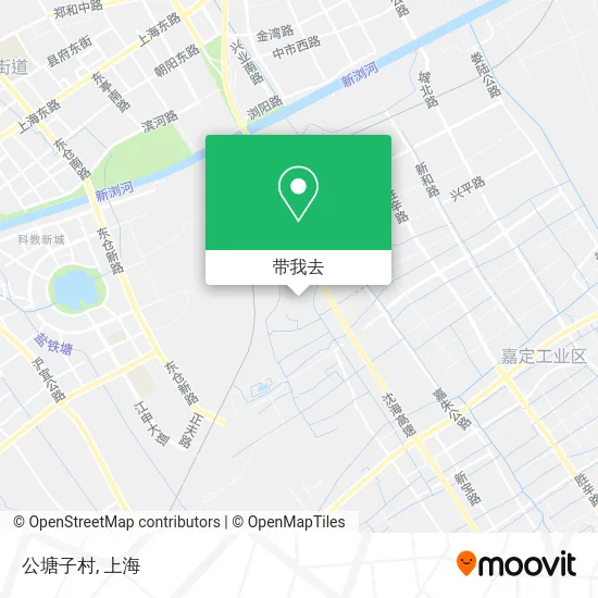 公塘子村地图