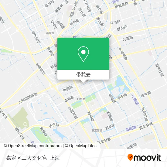 嘉定区工人文化宫地图
