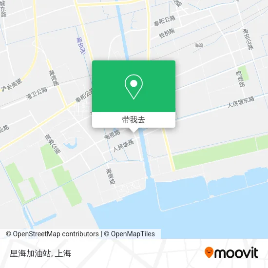 星海加油站地图