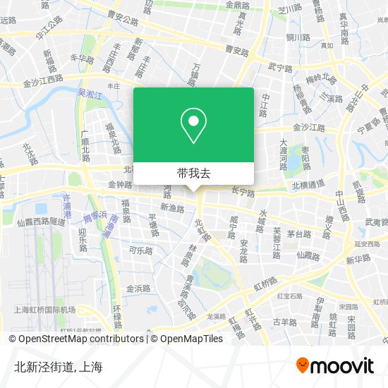 北新泾街道地图