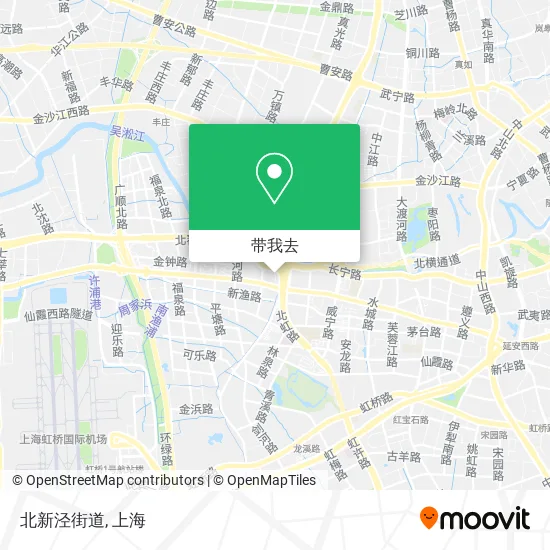 北新泾街道地图