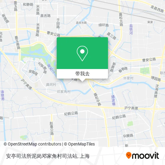 安亭司法所泥岗邓家角村司法站地图