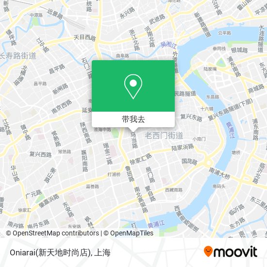 Oniarai(新天地时尚店)地图