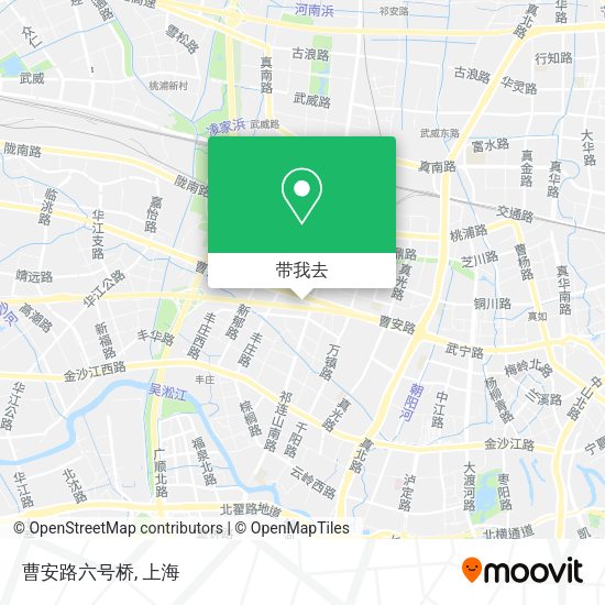 曹安路六号桥地图
